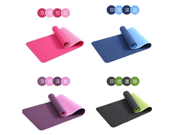 TPE Single Color Yoga Mat 